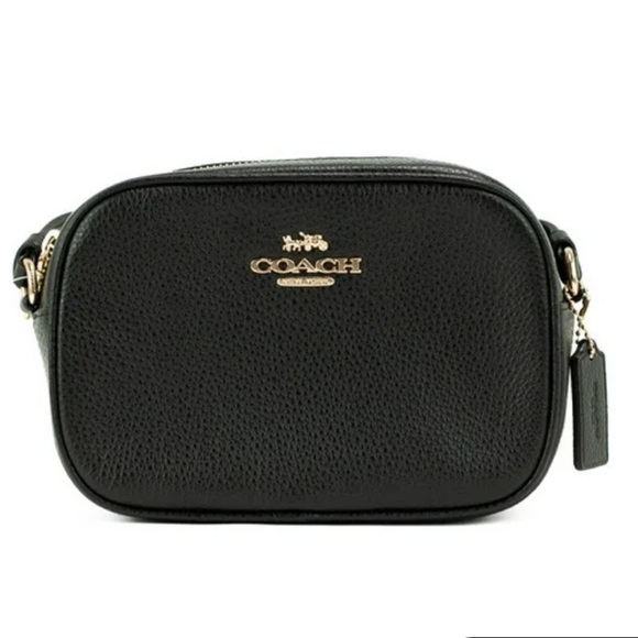 Coach Black Pebbled Leather Mini Shoulder Bag - Picture 2 of 6